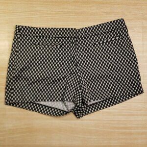 Kenar Womens Geometric Black White Shorts 6